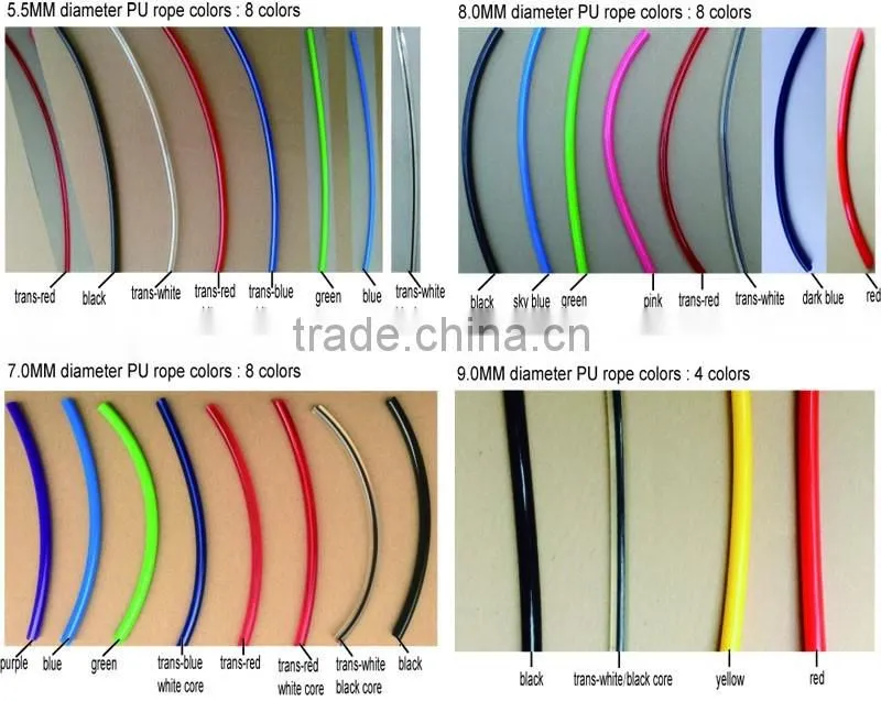 Wholesale OEM surfing leash colorful TPU legrope paddle board leash