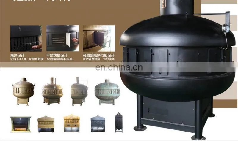 Roasted Fish Making Machine charcoal grilled fish oven for sale