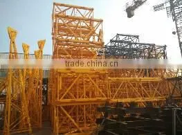 10 tons tower crane 6513 65m Jib Lenght, Tip Loading 1.3 Ton