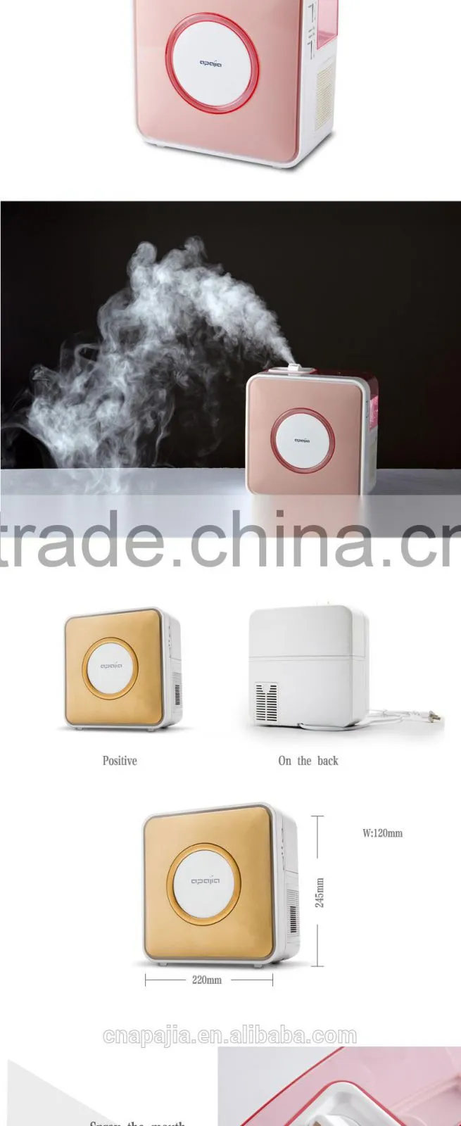 ceramic aroma diffuser mini mist fan