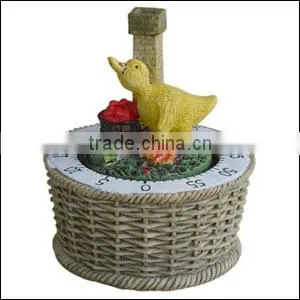 Polyresin Timer with Pig on the Top