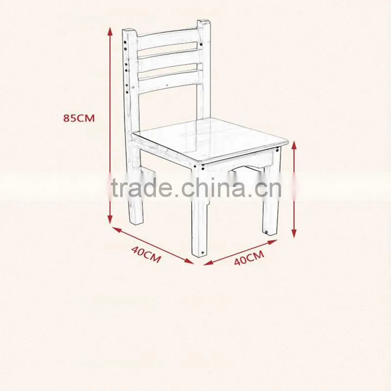 Customize 100% Solid Wood Restaurant Furniture, Pine Wood Table and Chair Wholesale
