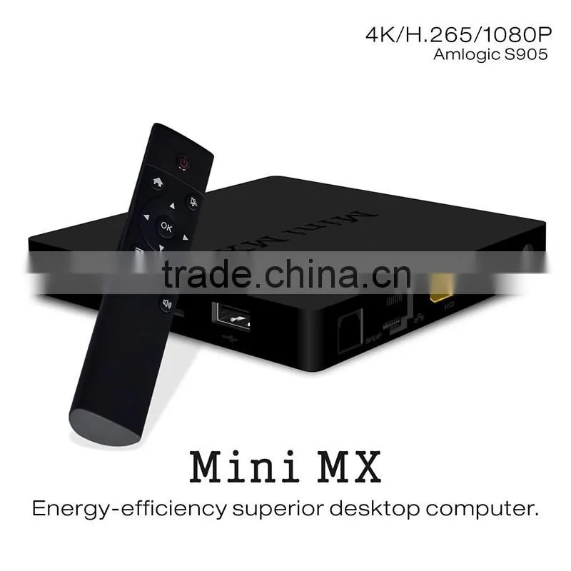 Factory price Iptv Box Quad Core S905 1G DDR3/8G Flash Google Android 5.1 Tv Box Hd Media Player Smart Mini Pc