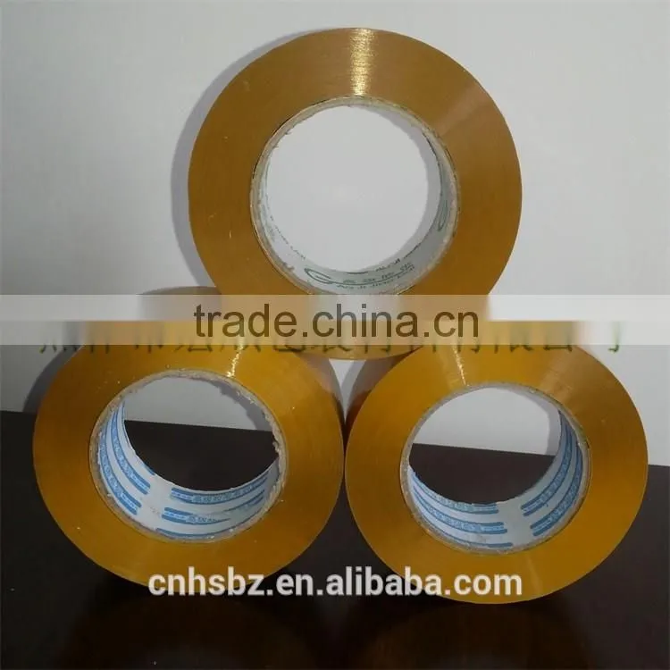 Bopp Yellow Adhesive Tape, Carton Sealing Tape, Masking Tape, Warning Tape,Custom Tape