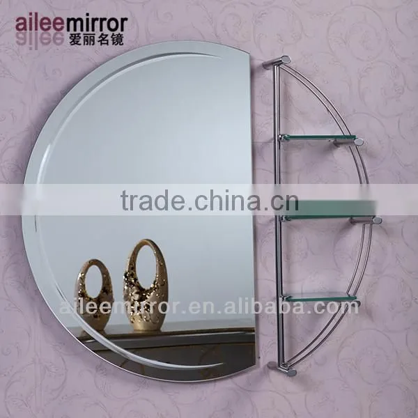 Mdf bathroom mirror cabinet clear sheet glass 1.8mm mirror