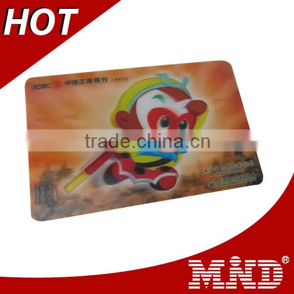 plain white pvc id card round corner