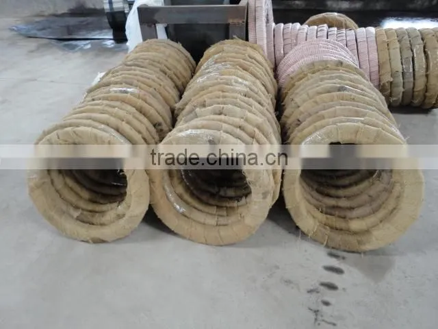 Hardened and tempered strip steel with yellow color