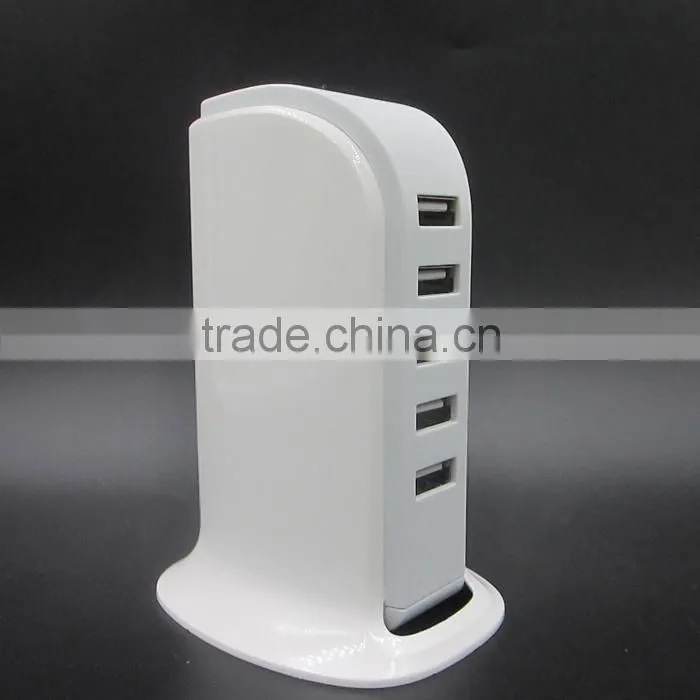 US UK Plug 2.1a Multi port Micro 5 port usb portable charger