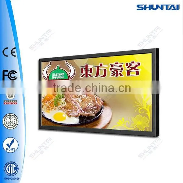 fabric snap frame aluminum light box with click system