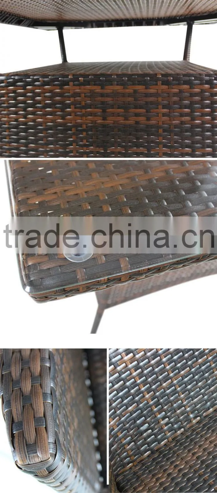 Outdoor Synthetic Rattan Garden Furniture Cheap Manufacturers Set Poly Rattan Garden Furniture