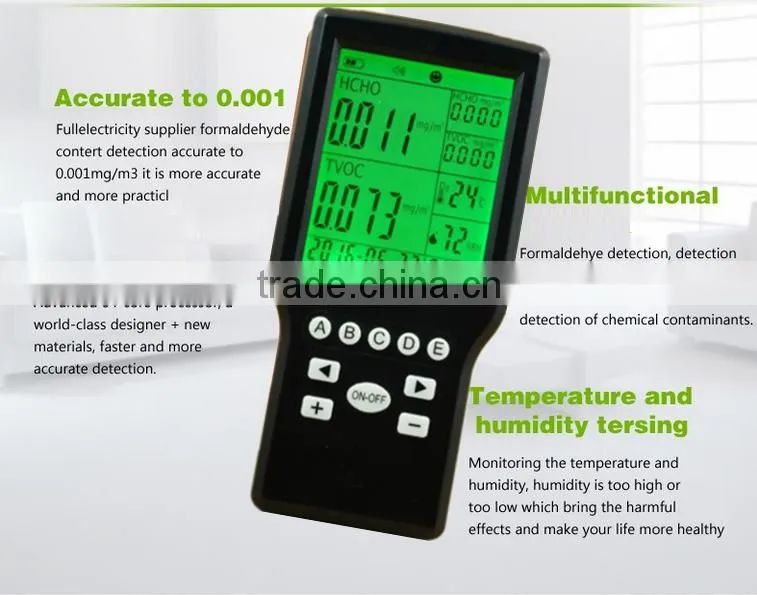 Fast shipping top quality formaldehyde and TVOC gas monitor from Ohmeka