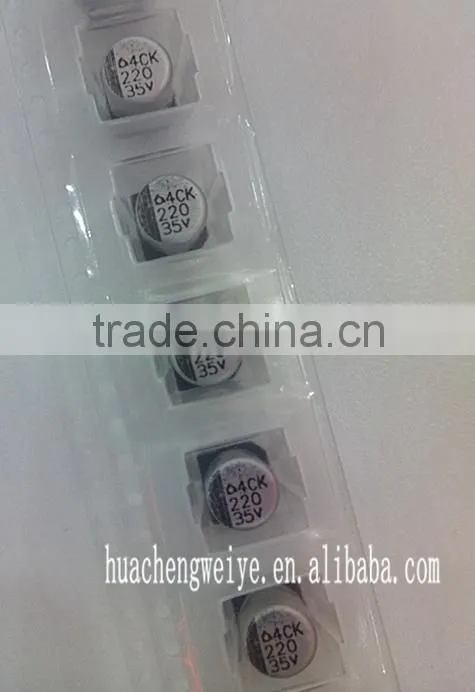 SMD Aluminum electrolytic Capacitors 220UF 35V 8*10