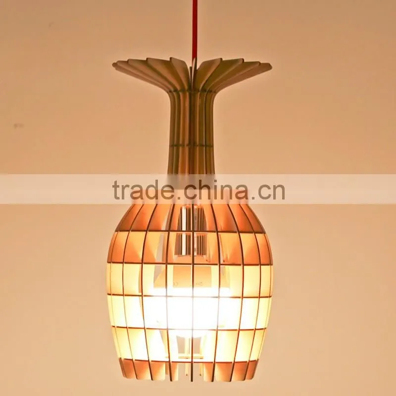 Wooden LED pendant light JK-8005B-33 Wooden restaurant pendant lighting E27 lampholder