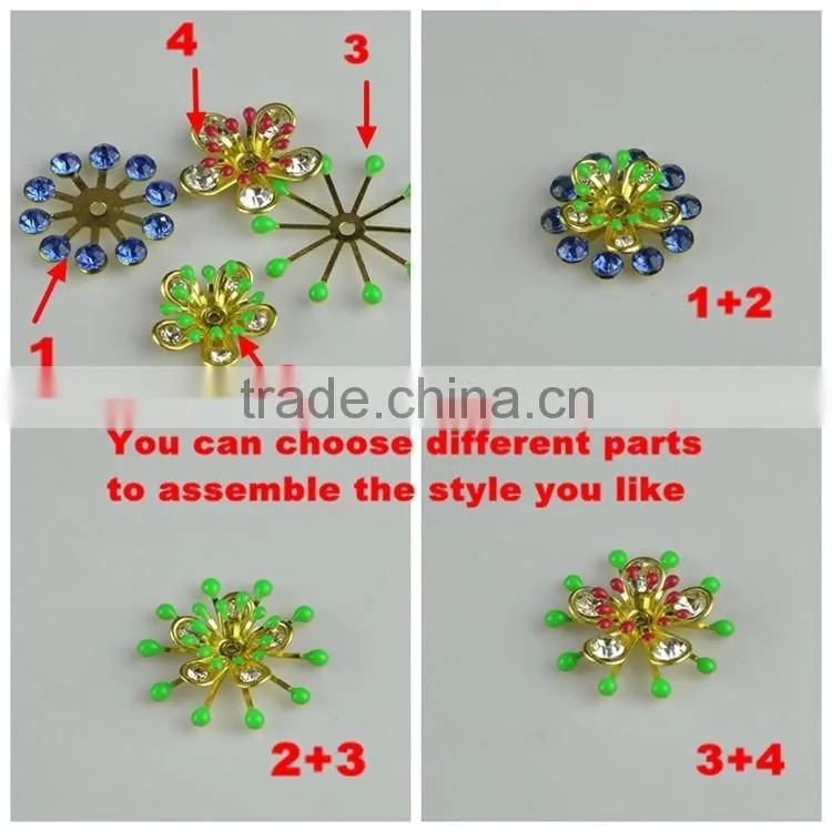 China factory wholesale metal craft flower, metal rose flowers for crafts,
