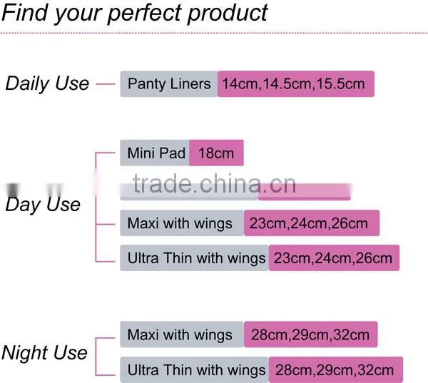 high quality sanitary pads for woman