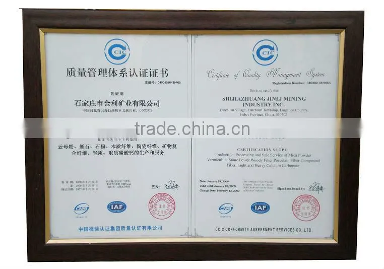 high quality silver color exfoliated vermiculite