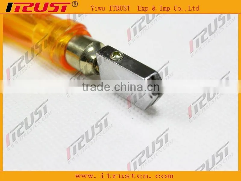 glass cutter with tungsten carbide scribing wheel tip
