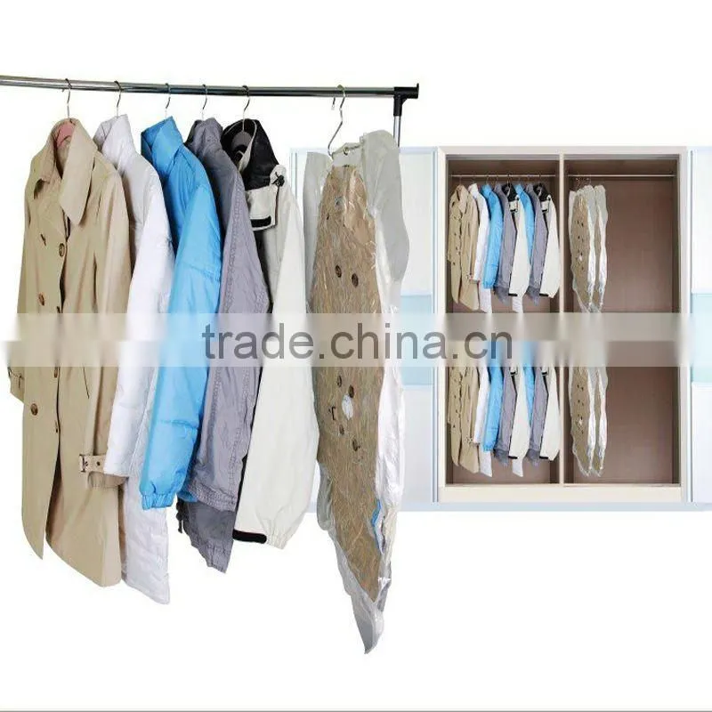 vacuum storage saving bag with hanger