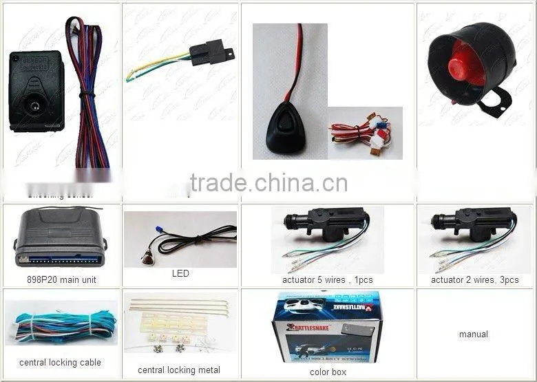 Professional anti-hijack forearm tiger auto car security system