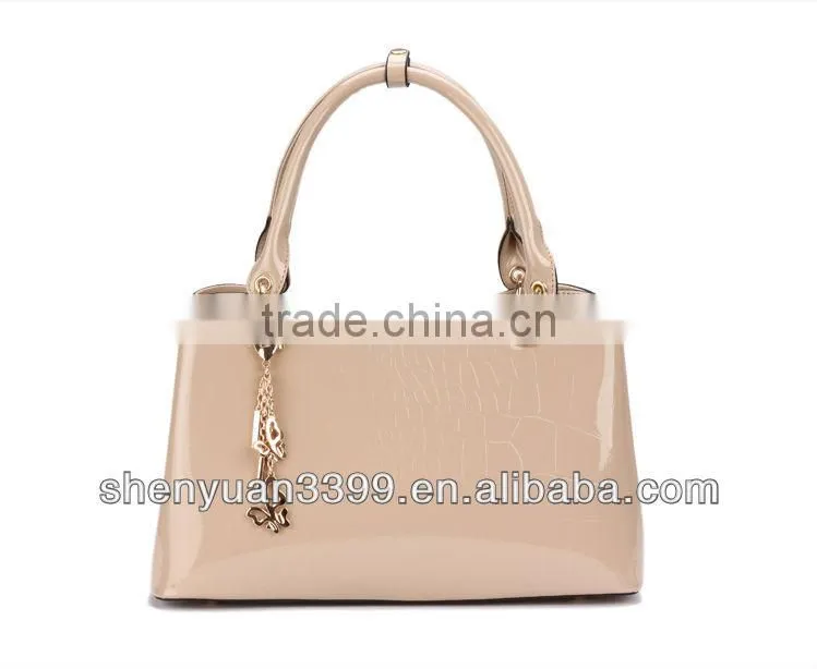 Stylish OEM 2015 Leather Bag Fashion Leisure Handbag for Women
