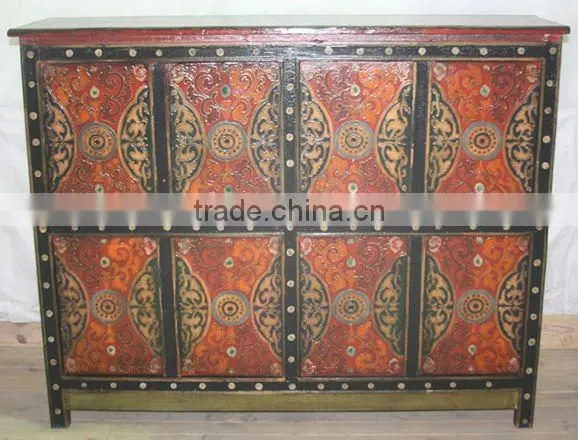 chinese antique Tibetan cabinet