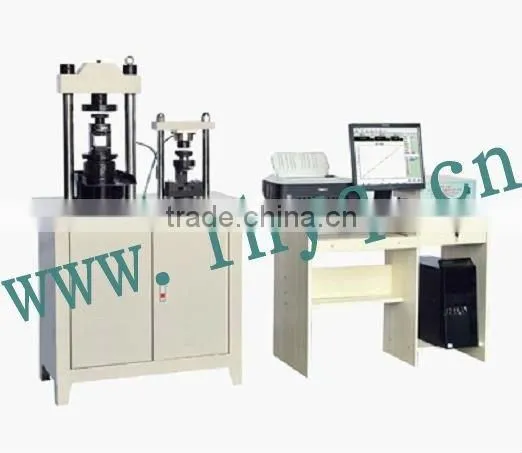 Computer Control Hydraulic Compression Testing Machine / Bending Testing Machine