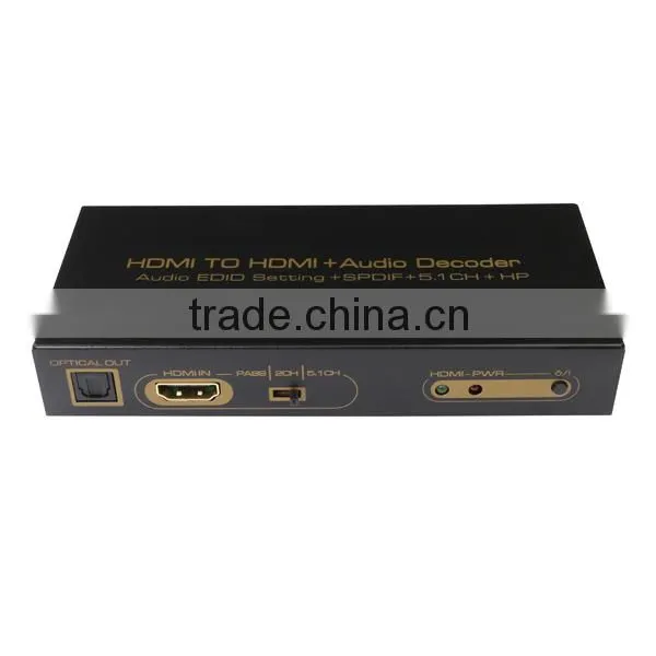 Optical Audio Converter/Dolby 5.1/7.1 Decoder, Supports Multimedia Playback of USB Disk