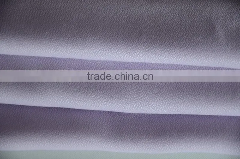 Rayon crepe 50% polyester 50% rayon light weight silk like fabric for fashion apprarel
