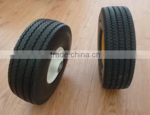 best qality pu foam wheel with bearing 4.10/3.50-4