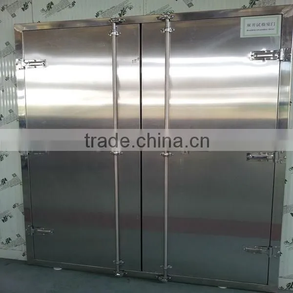 Cold storage door double leaf