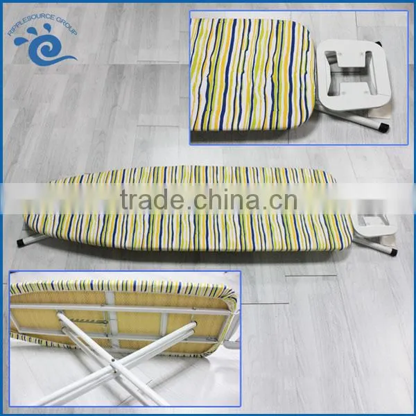 Hotel Office Home Use Large Space Covered With 100% Cotton Printe Adjustable Steel Mesh Ironing Board Hotel