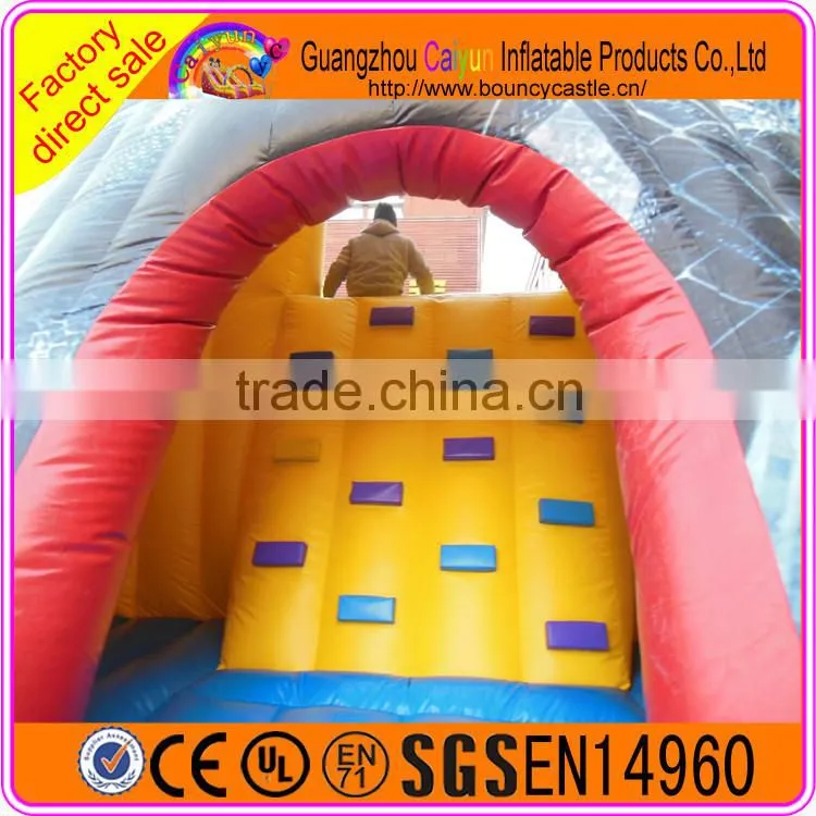 Giant outdoor sports inflatable assualt obstacle game