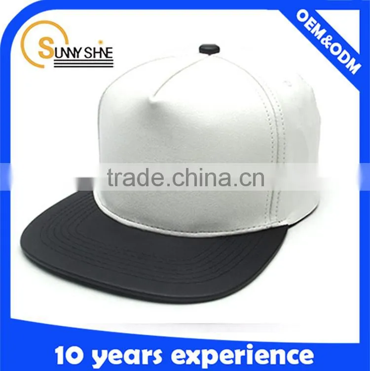 Faux leather cowboy hat