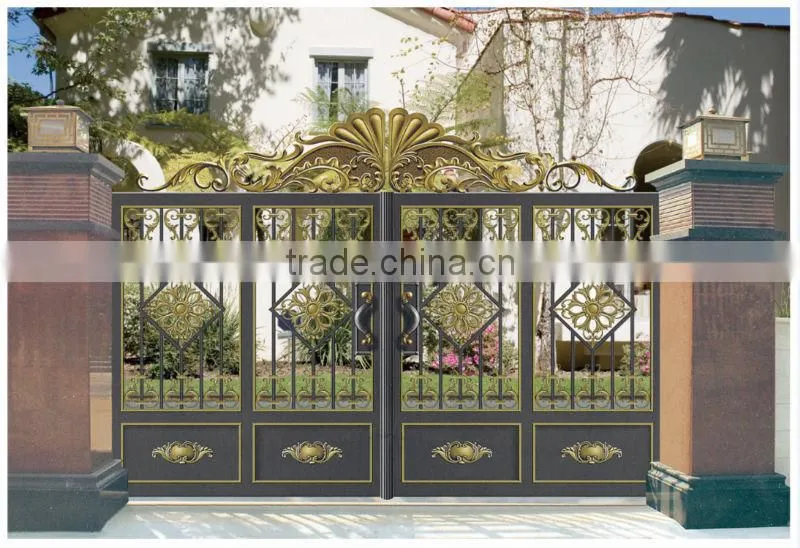 2015 high safety durable powder coating of aluminium alloy door
