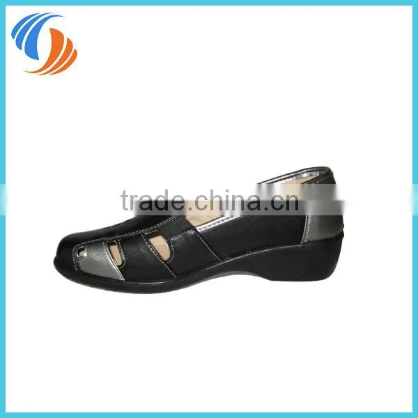 Women Black/Silver Brown/Gold Casual Shoes PU Leather Shoes