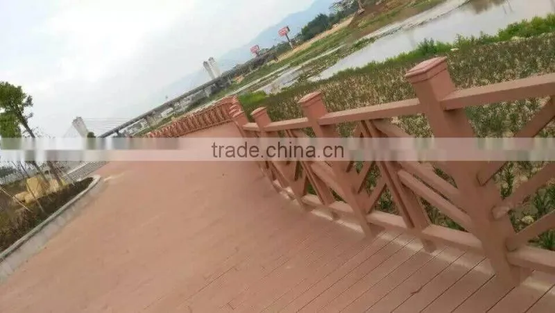 Composite decking solid with 140S20 size/wood plastic composite products