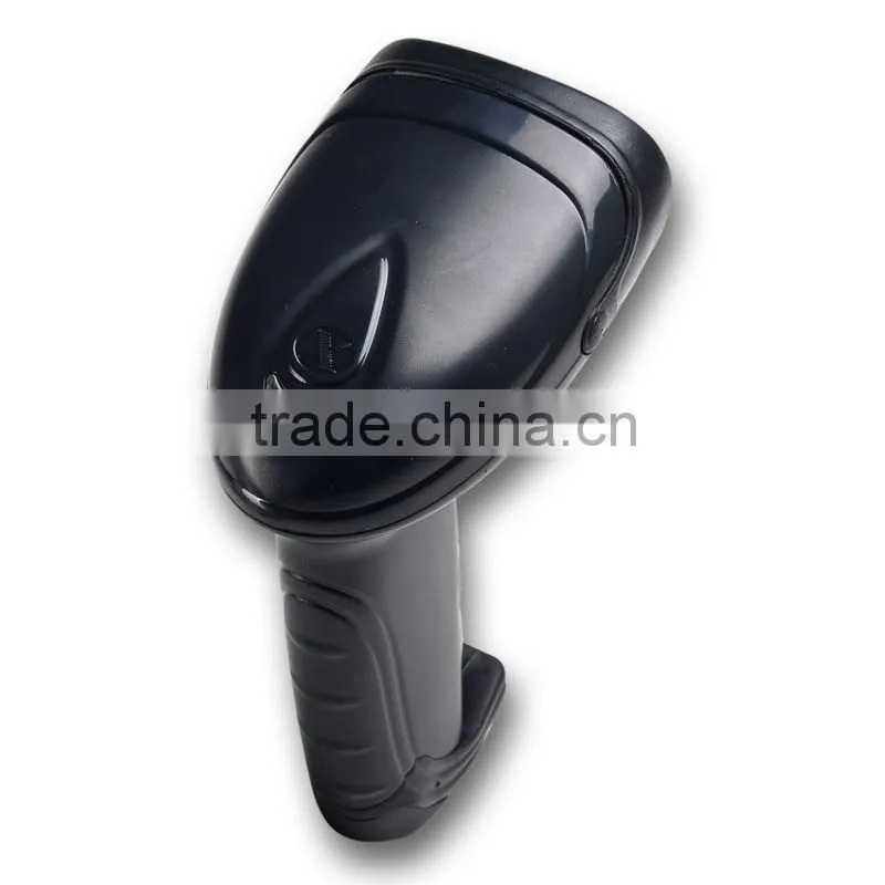 Reader POS Cordless Rechargeable 30~50m 2.4GHz Laser USB Wireless Barcode Scanner