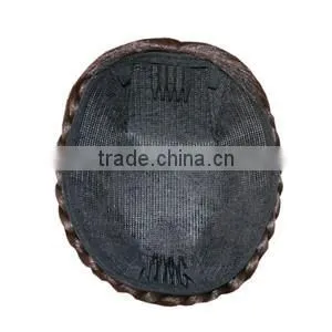 New brown chignon hair piece, synthetic braids bun hair piece