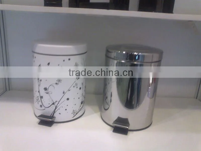 dust bin with cartoon printing
