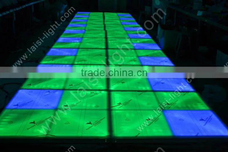 Stage floor Lighting 720pcs 10mm RGB led manufacture Dance Floor Square Light floor