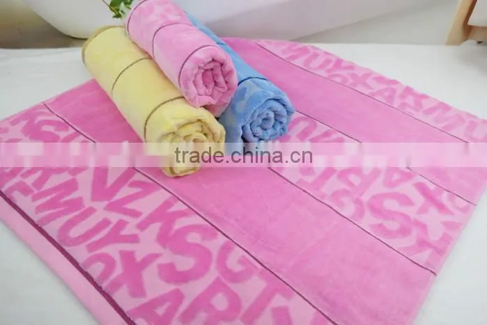 bright color bamboo cotton velour bath towel middle east market