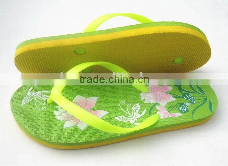 Colorful Embossed Flower Women Customize Slippers Wholesale