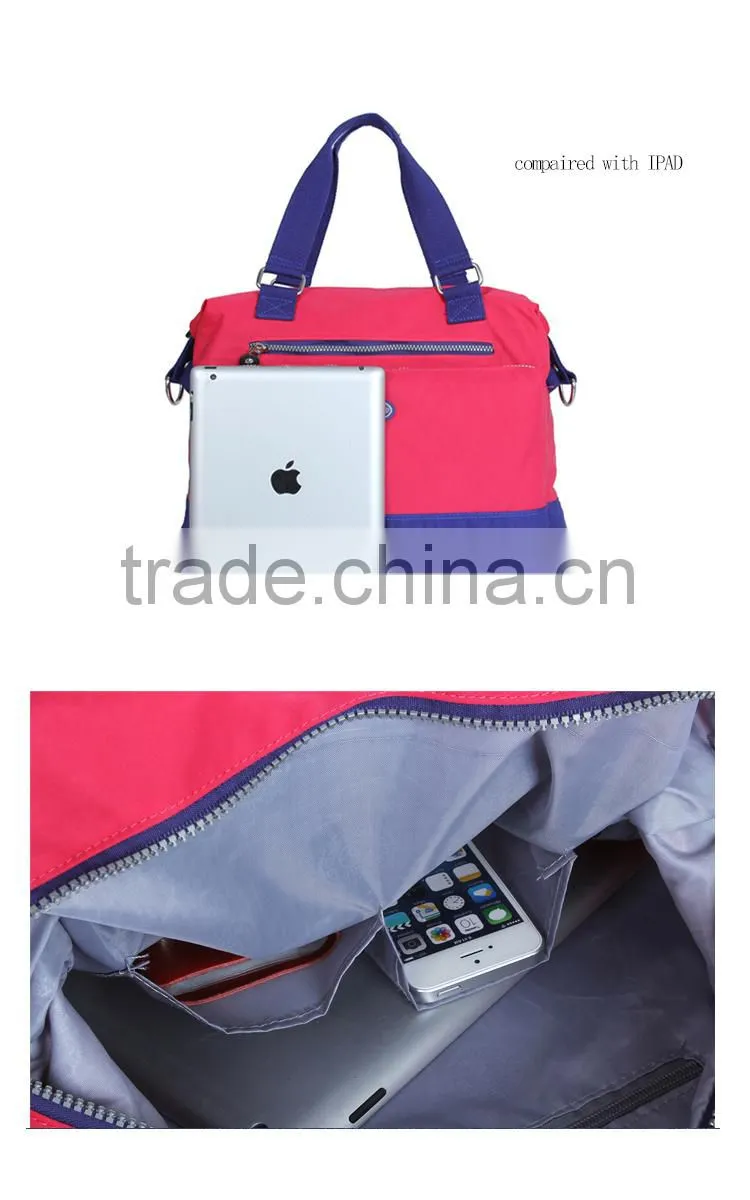 2016 hot sell canvas shoulder women bag