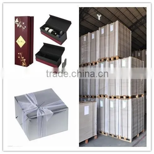 Dongguan factory laminated grey board puzzel sheet paper