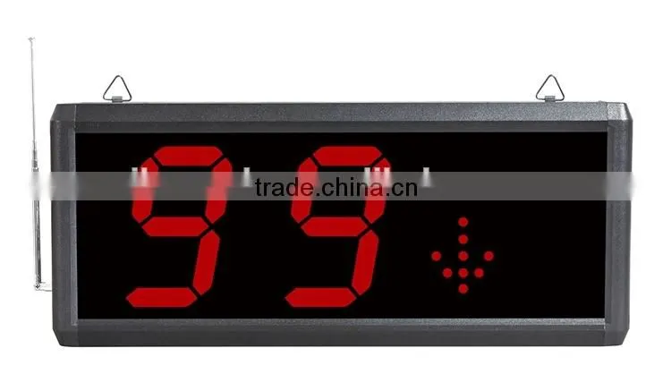 Blue button Fast food calling system