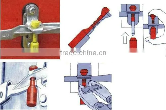 CH113 Chinese manufactured shipping security bolt seal