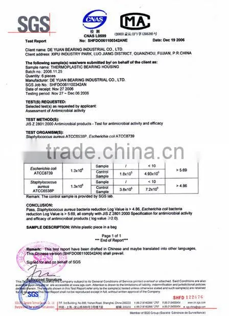 LDK TS16949 Certificated cast iron bearing sn517