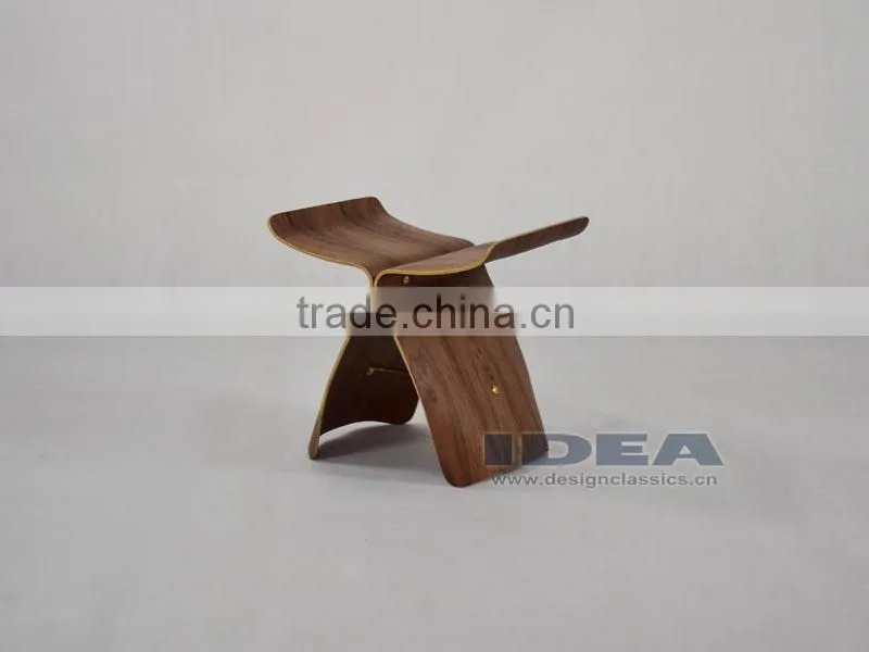 Replica Sori Yanagi Butterfly Stool - Walnut