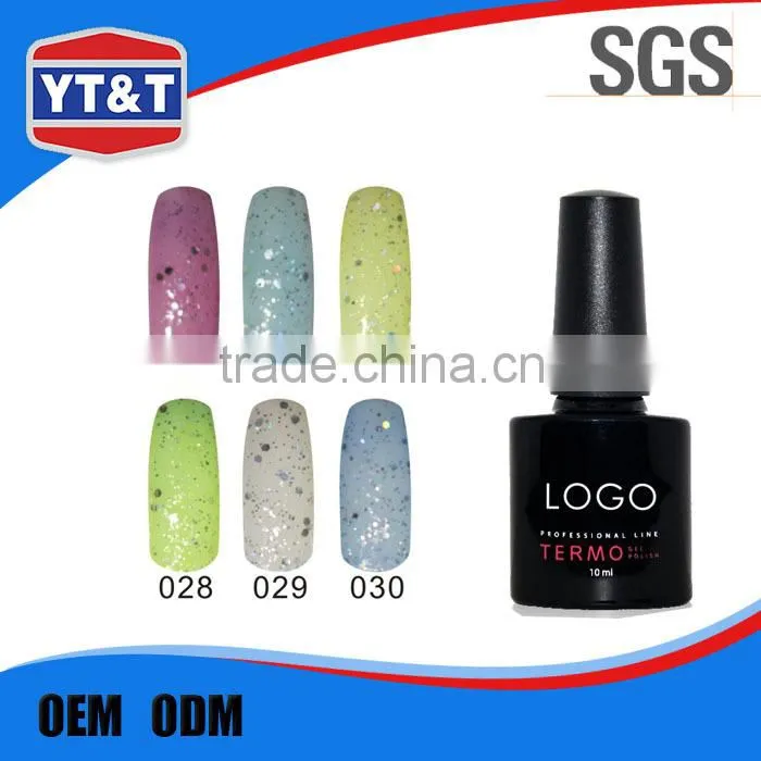 Bottle Storage Availble Nail Polish Thermal Gel Color Changing Polish Gel