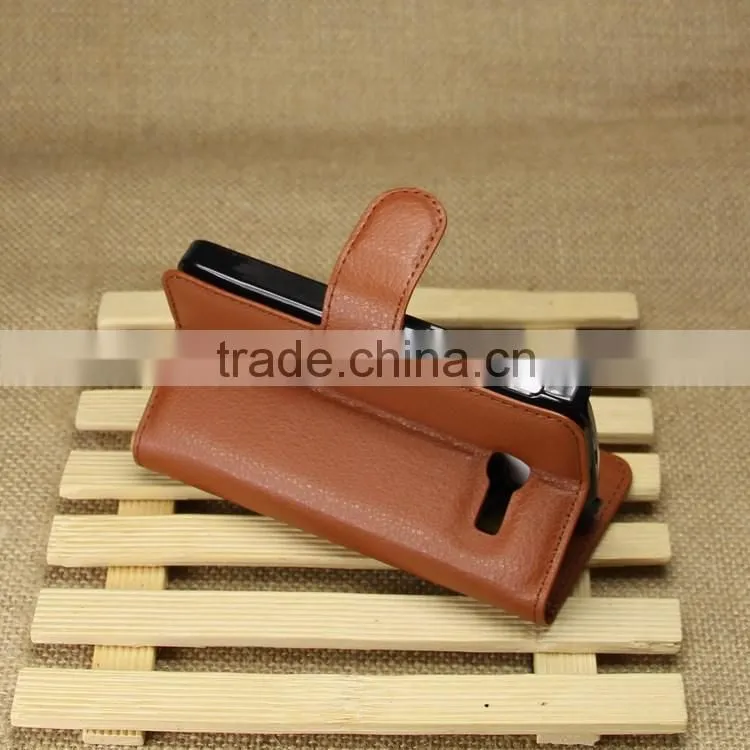 Hot Selling Cheap Mobile Phone Leather Flip Cover Case For Asus Zenfone 4